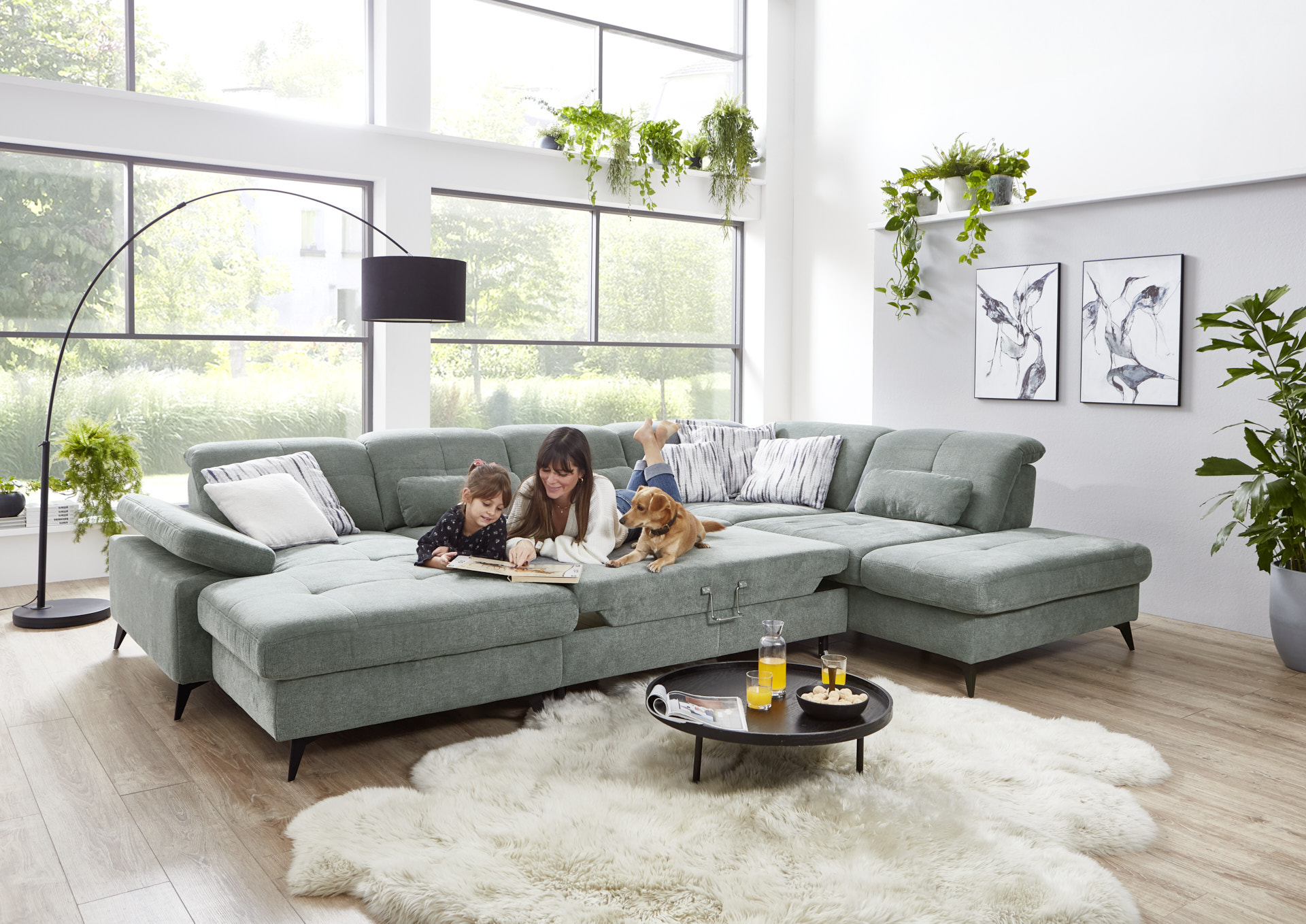Německá rozkládací sedačka  FLOOR