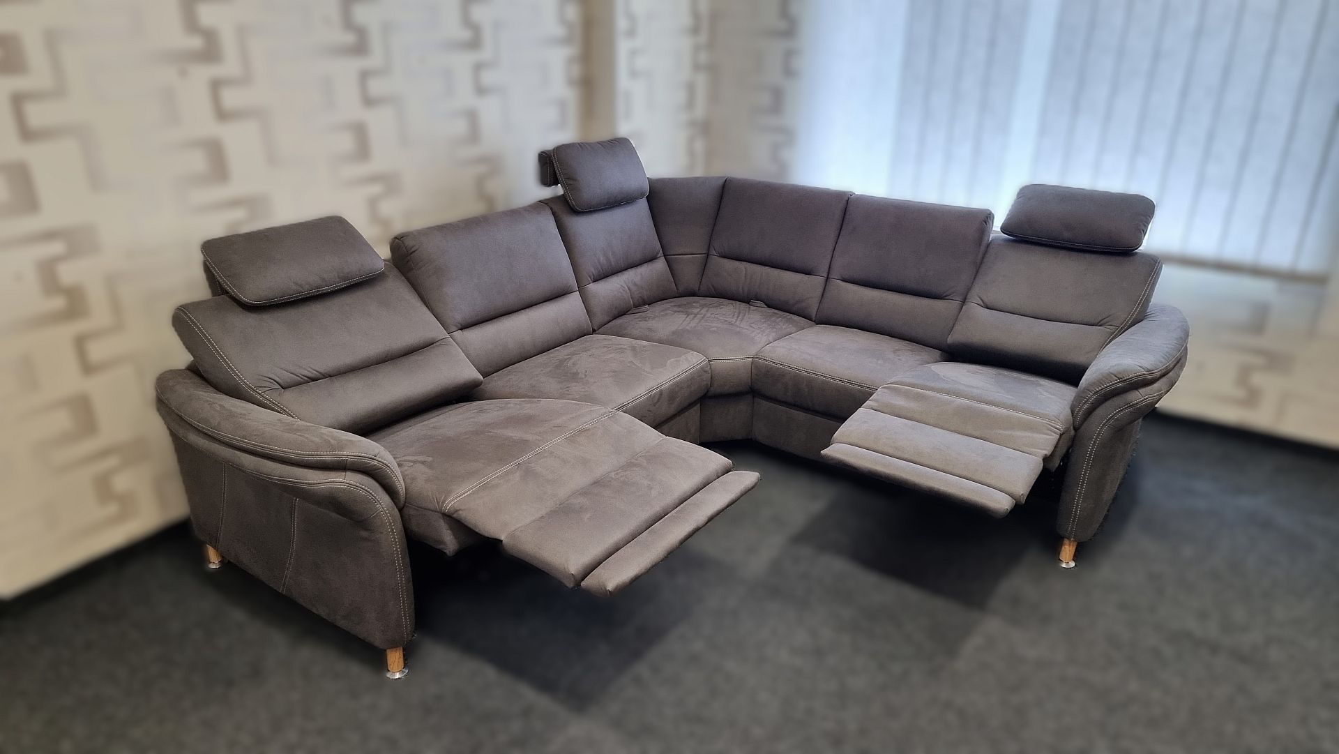 Sedac souprava DAKOTA s 2x motor. polohovac TV funkc_ sleva 40% 