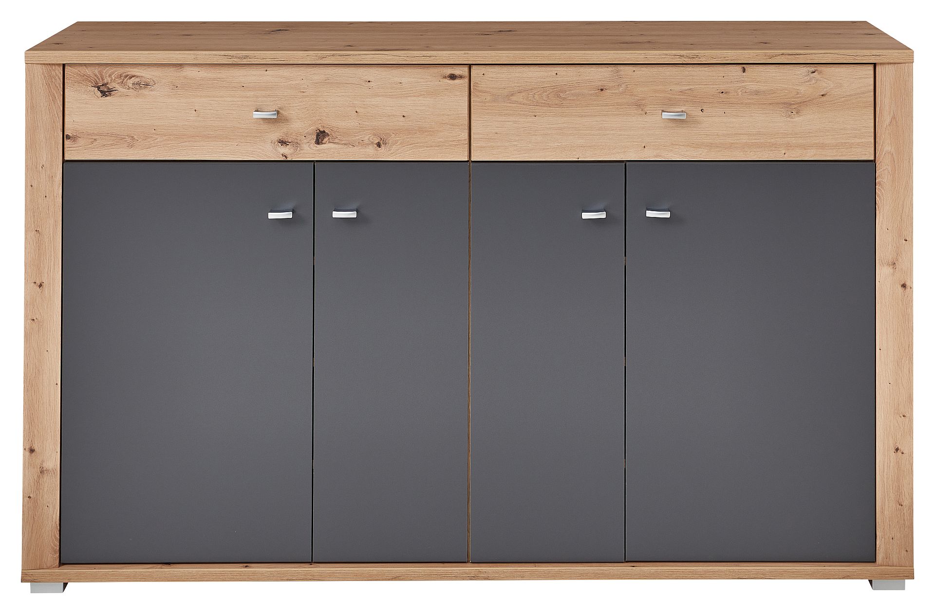 Předsíňový nábytek PASQUALE_ komoda - botník_ rozměry š/v/h: 159 / 97 / 38 cm_ čelní pohled_ obr. 5 Předsíňový nábytek PASQUALE_ komoda - botník_ rozměry š/v/h: 159 / 97 / 38 cm_ čelní pohled_ obr. 5