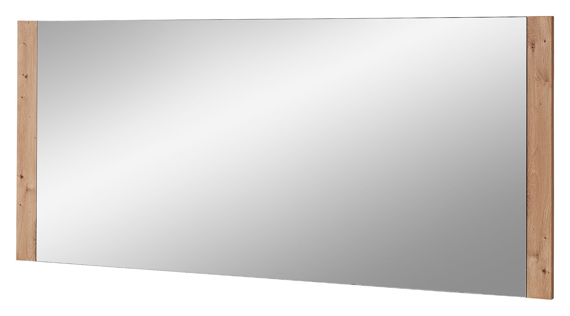 Předsíňový nábytek PASQUALE_ závěsné zrcadlo_ rozměry š/v/h: 159 / 70 / 3 cm_ šikmý pohled_ obr. 11 Předsíňový nábytek PASQUALE_ závěsné zrcadlo_ rozměry š/v/h: 159 / 70 / 3 cm_ šikmý pohled_ obr. 11