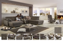 Velká sedací souprava s taburetem - model ARCADIA Velká sedací souprava s taburetem - model ARCADIA