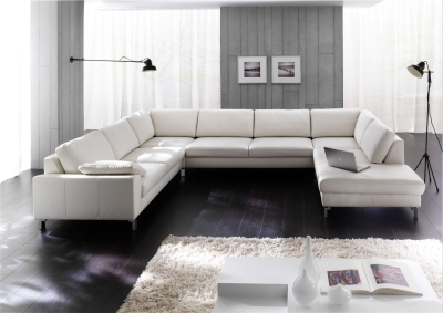 Kožené sedací soupravy do u - model INTERMEZZO