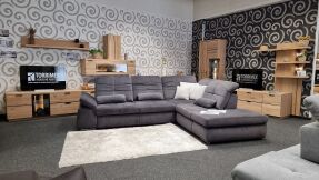 Showroom sedacích souprav a obývacího nábytku, TORRIMEX Plzeň